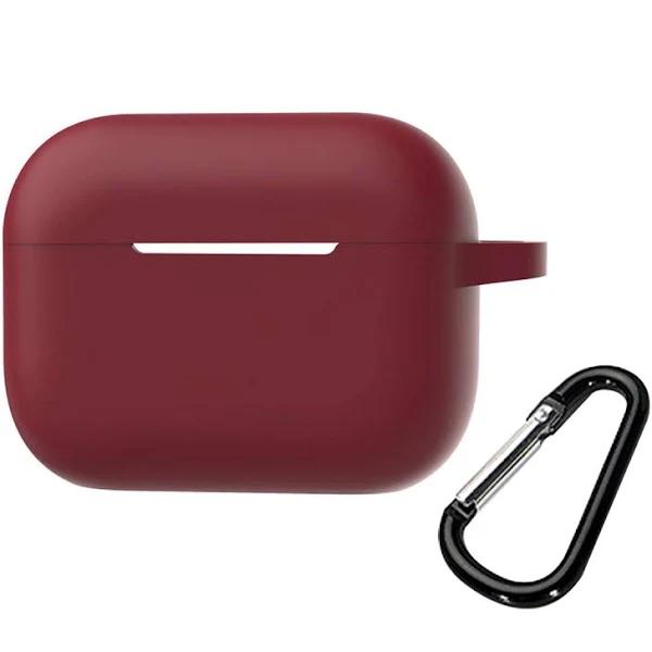 Airpods Pro 2nd Generation Case Protective Cover With Hook Wine