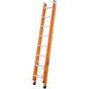 CITECO 2.4 - 3.9m 150kg Industrial Extension Fibreglass Ladder