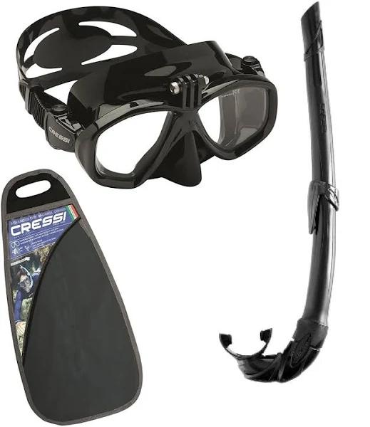 Cressi - Action Mask (Gopro) Snorkel Set