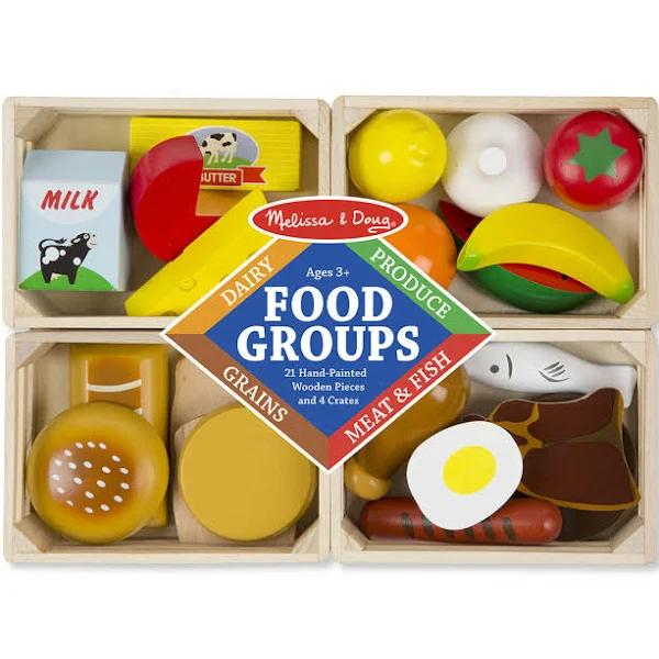 Melissa & Doug - Wooden Food Groups