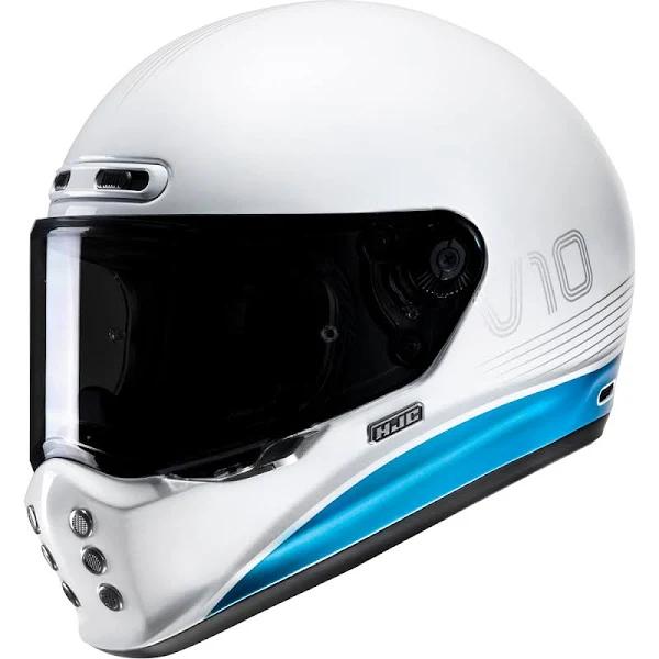 HJC V10 Tami Helmet White Blue