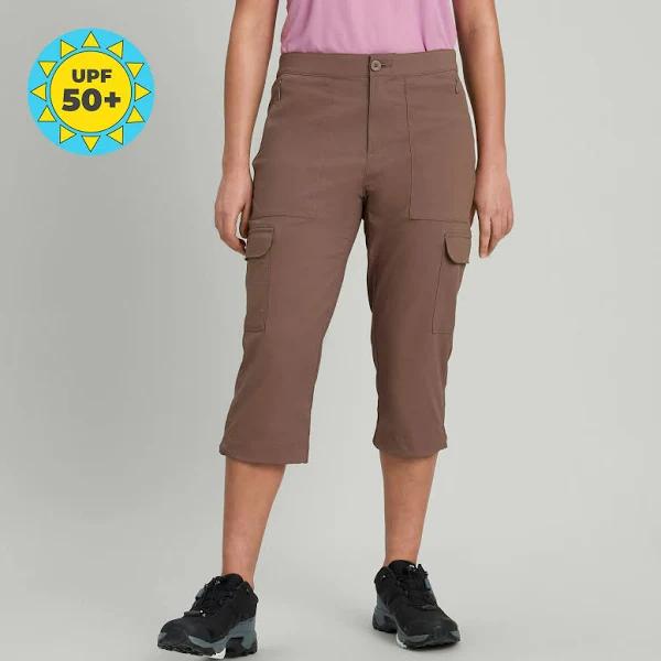 Kathmandu - Women's Brown Cropped Pants - Miro 3-4 Lightweight Quick Drying Travel Outdoors Pant V2 - Size One Size, 14 at The Iconic