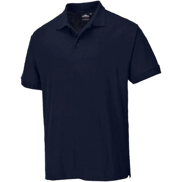 Portwest Naples Mens Polo Shirt Dark Navy L