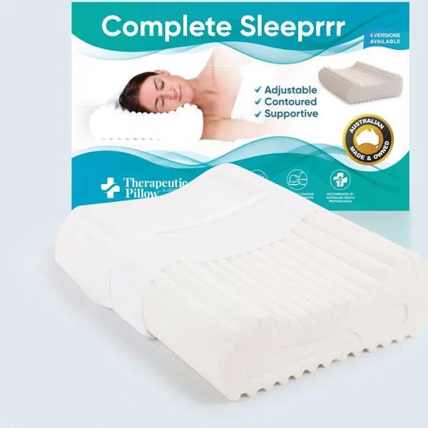 Therapeutic Pillow Complete Sleeprrr Original - Adjustable Memory Foam Pillow - Soft Version