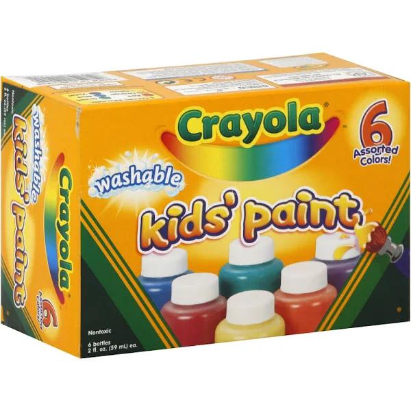 Crayola 6 Washable Kids Paint