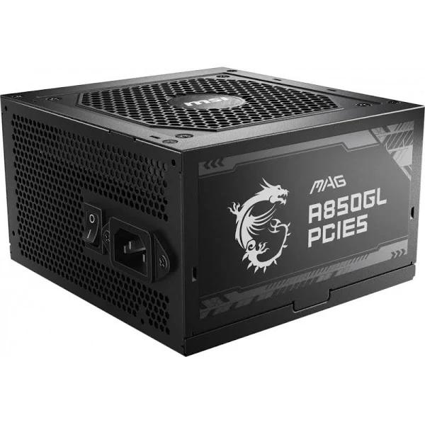 MSI Mag A850GL PCIE5 850W 80 Plus Gold Fully Modular Power Supply