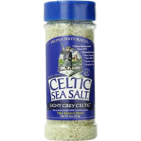 Celtic Sea Salt Light Grey - Shaker - 8 oz