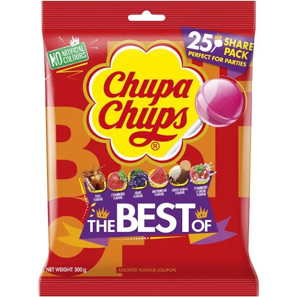 Chupa Chups The Best of Lollipops 25 Pack