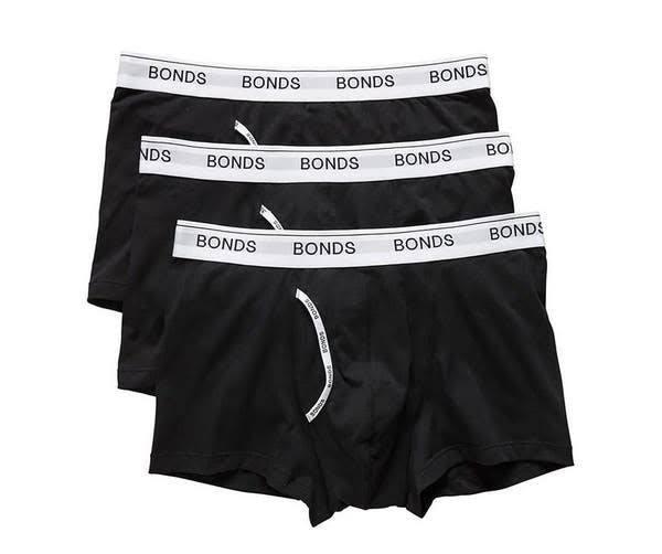 Shop 9 x Mens Bonds Guyfront Trunks Underwear Undies Navy/White - Dick Smith