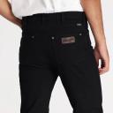 Wrangler Mens Straight Jean - Black Rinse 36R