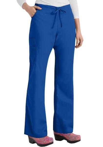 Dickies Medical 86206 Mid Rise Drawstring Cargo Pant - Royal, M