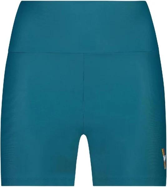 Wallien Womens Sports Shorts - Teal - XS