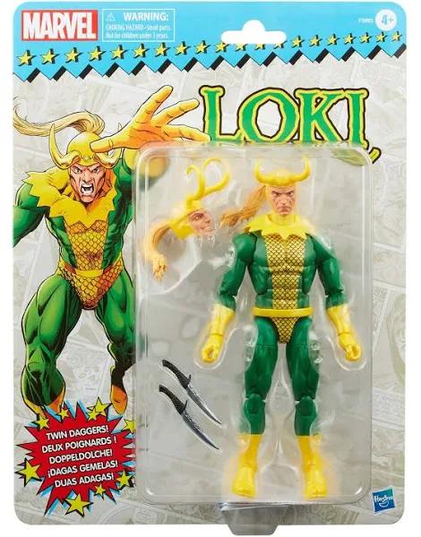 Marvel Legends Series Loki Retro Action Figure