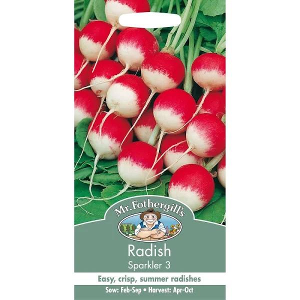 Mr. Fothergill's 11890 Radish Sparkler 3 Seeds