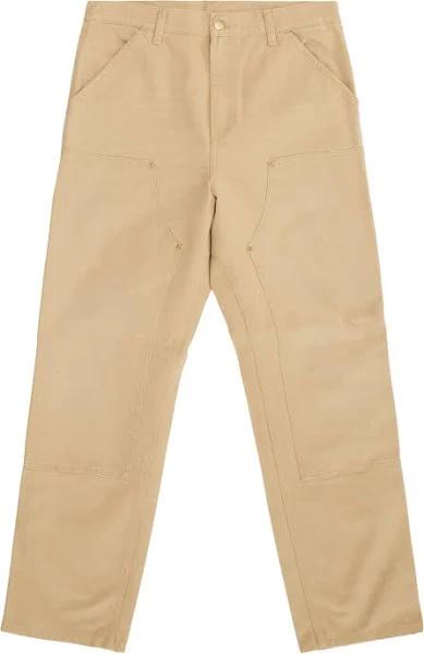 Carhartt WIP Double Knee Pant Dearborn Canvas, 12 oz - Bourbon Aged Canvas - 32/32 - Men