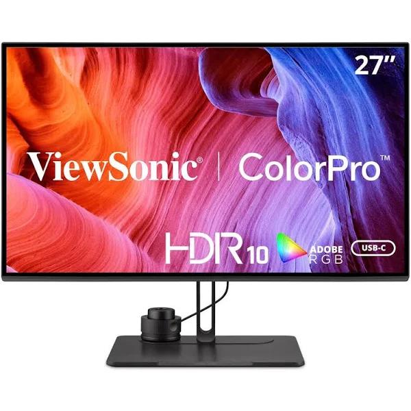 ViewSonic 27" VP2786 4K UHD ColorPro Professional Series, 100% Adobe RGB, 98% DCI-P3 with True 10-bit Fogra Idealliance Validated Monitor