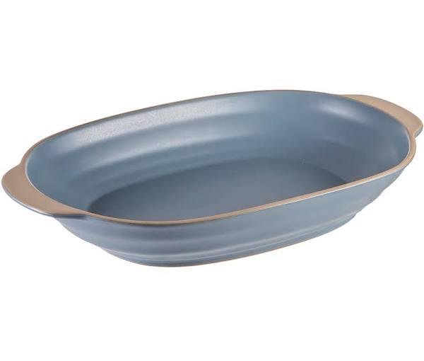 Ladelle Clyde Forget-Me-Not Blue 37cm Oval Baking Dish