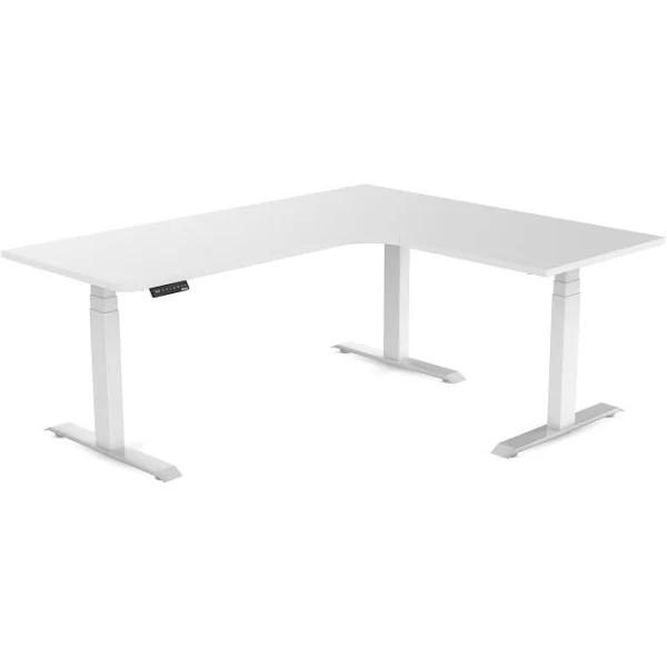 Desky L-Shape Melamine Sit Stand Desk