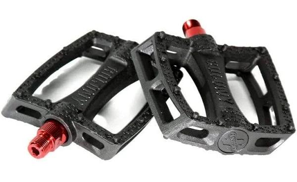 Colony Fantastic 9/16" Plastic BMX Pedals Black/Red