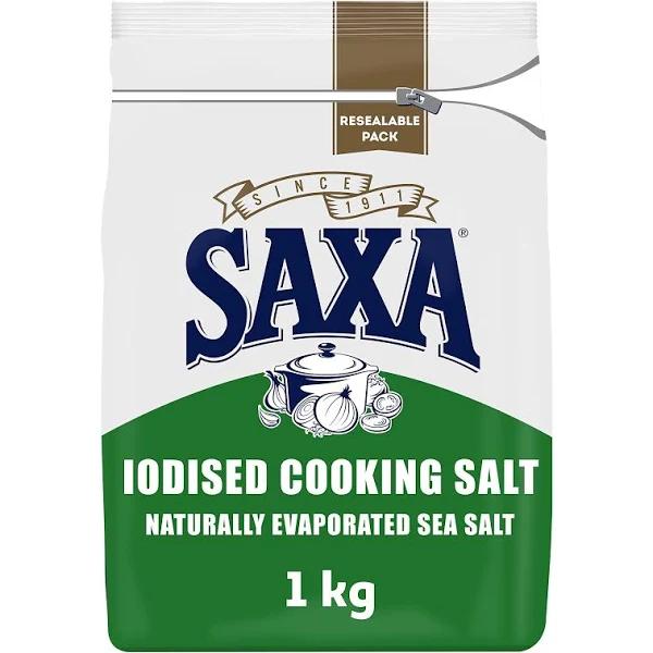 Saxa Iodised Cooking Salt 1kg