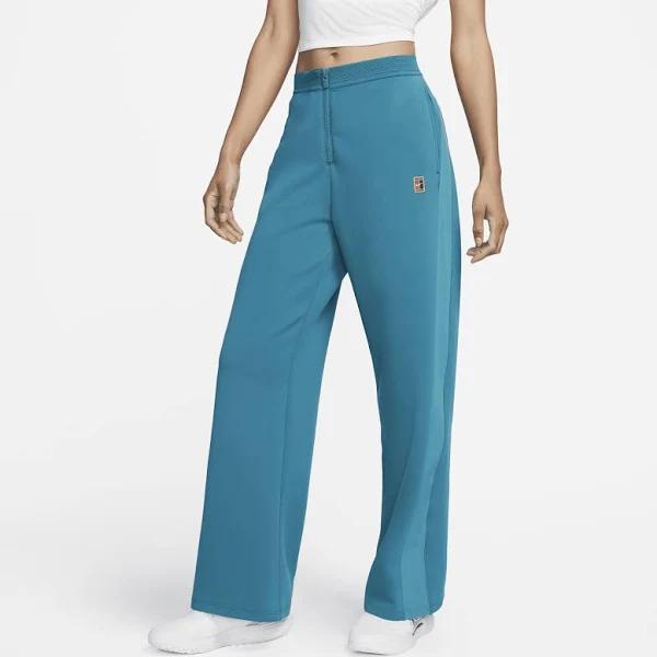 Nike Women's Court Dri-FIT Heritage Tennis Pants Blue