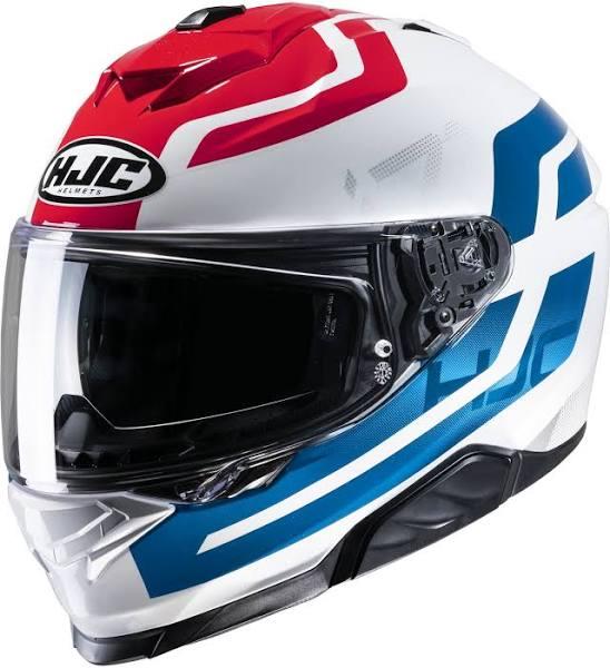 HJC i71 Enta Helmet, white-red-blue, Size XS 54 55