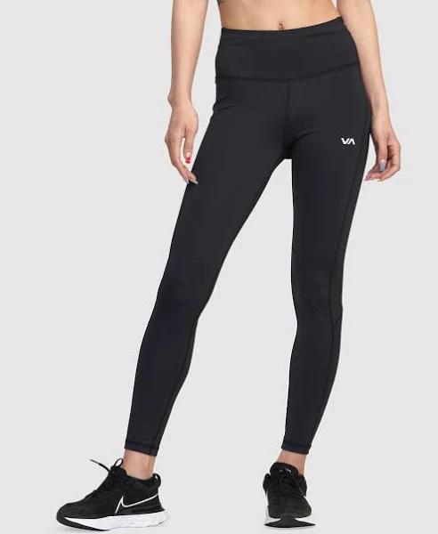 RVCA | Women's VA Sport Compression Tights - Black - Size S/8