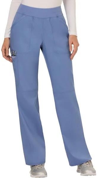 WW110 Cherokee Revolution Women's Mid Rise Straight Leg Pull-On Pant