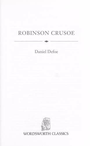 Robinson Crusoe by Daniel Defoe