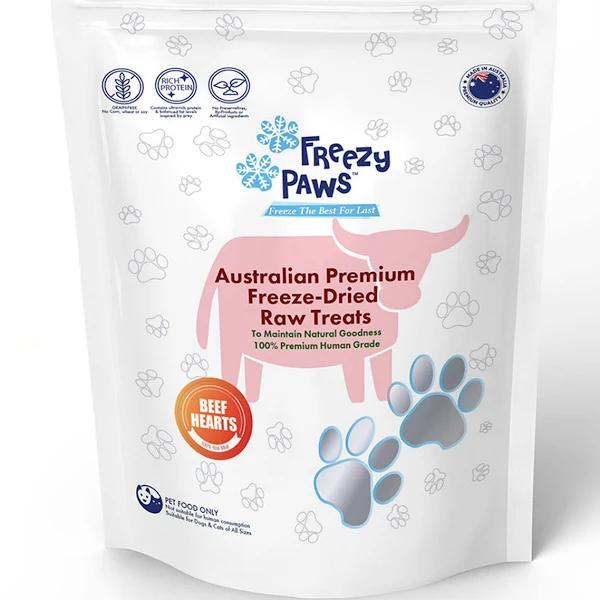 Freezy Paws Freeze Dried Beef Heart Raw Pet Treats