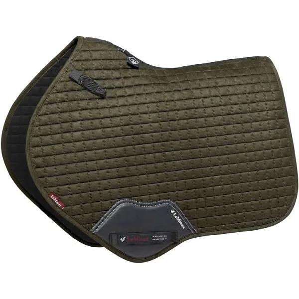 LeMieux Oak Suede Square Close Contact Saddle Pad in Small-Medium