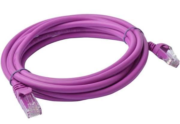 8Ware Cat6a UTP Ethernet Cable 3M Snagless Purple