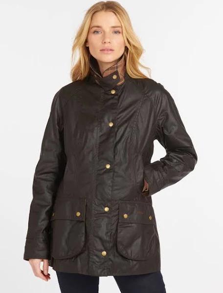 Barbour Women's Beadnell Wax Jacket - Rustic - UK 6