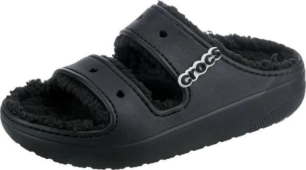 Crocs Unisex-Adult Classic Cozzzy Fuzzy Sandals Slide