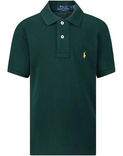 Ralph Lauren - Knit Logo Polo Shirt - Boy - Forest Green - 8 Years