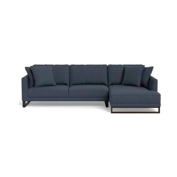 Heather Fabric Modular Sofa Navy by Freedom