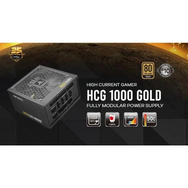 Antec HCG 1000W 80+ Gold Fully Modular ATX Power Supply Unit [HCG1000 Gold AU]