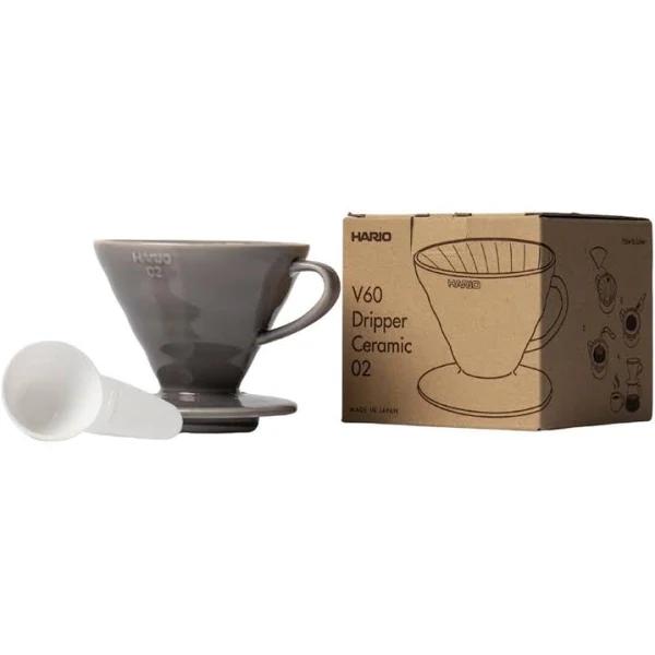 Hario V60 Ceramic Coloured Drippers - Grey