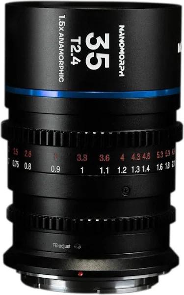 Laowa Nanomorph 35mmT2.41.5XS35 Anamorphic Lens - L Mount (Blue)