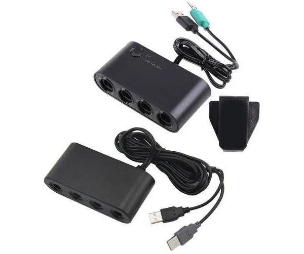 4 Ports Converter For Gamecube GC Controller USB Adapter For Switch Ngc/wii U/pc - Plemdea