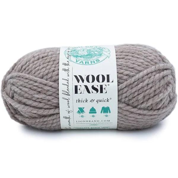 Lion Brand Wool-Ease Thick & Quick Yarn Driftwood