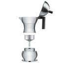 Alessi - Black Pulcina Espresso Coffee Maker 3 Cup