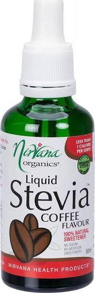 Nirvana Organics Liquid Stevia Coffee - 50ml