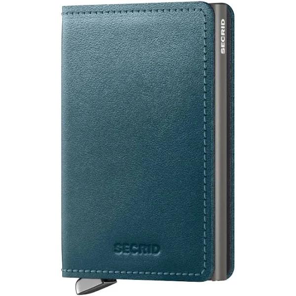 Secrid Premium Slimwallet Dusk Teal One-Size Unisex - Wallet Secrid - Blue - SDu-Teal-One-size - Size: One Size