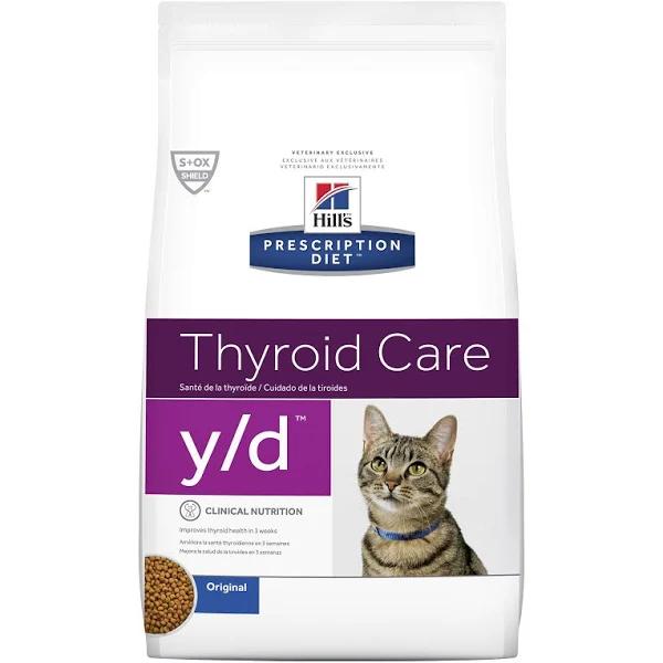 Hills Prescription Diet Cat Y/D Thyroid Care Dry Food 1.8kg