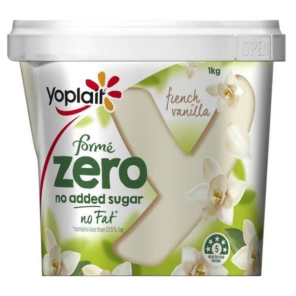 Yoplait Forme Zero French Vanilla Yoghurt 1kg