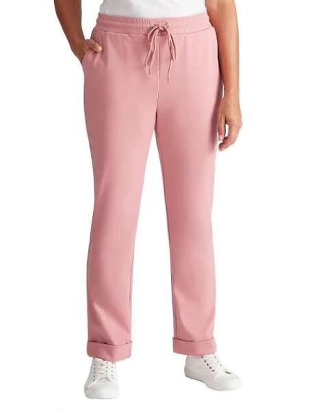 Millers Knitwear Jogger Pants - Size 10 - Womens - Dusty Pink