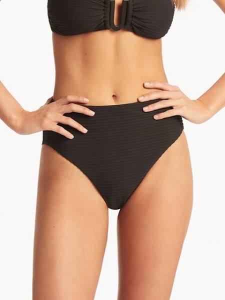 Sea Level Spinnaker Retro High Waist Pants - Black- Swimwear Galore