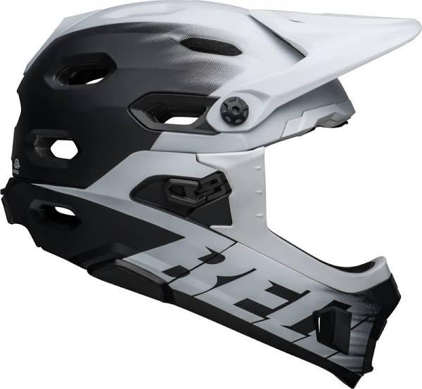 Bell Helmet - Super DH MIPS MTB Helmet - Matte Black/White - M 55-59cm