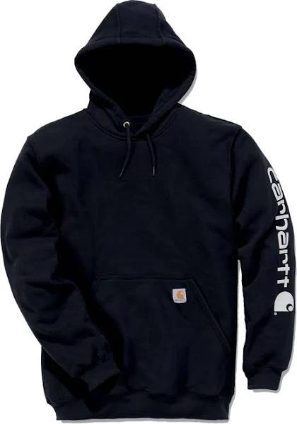 Carhartt Sleeve Logo Hooded Sweatshirt Black M